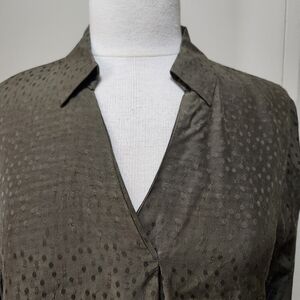 Comma  khaki colored blouse